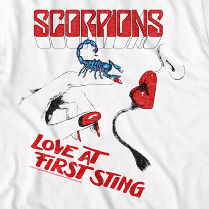 Retro Love At First Sting Scorpions T-Shirt
