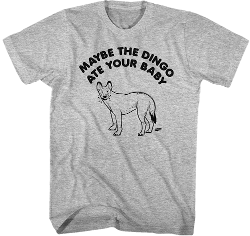 The Dingo Ate Your Baby Shirt: Seinfeld Mens T-shirt