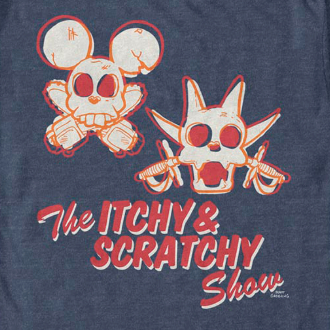 Vintage The Itchy & Scratchy Show The Simpsons T Shirt