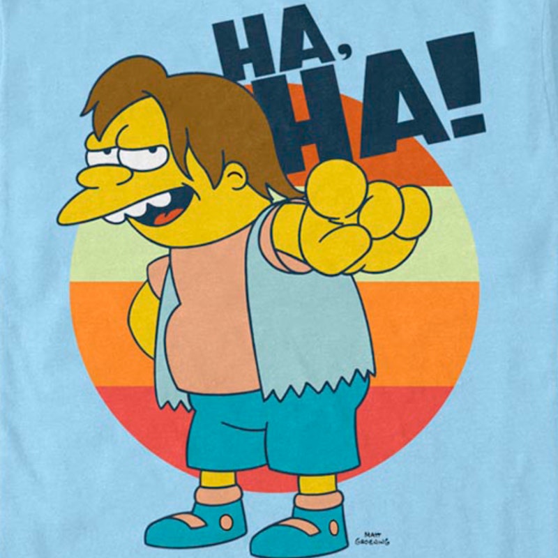 Nelson Laughing Simpsons T-Shirt
