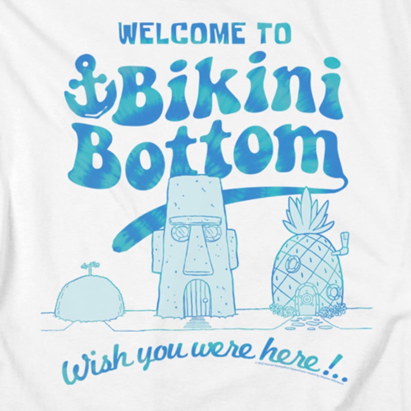 T-Shirt Bottom SquarePants To SpongeBob Bikini Welcome