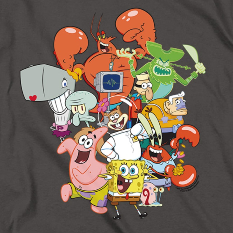 Spongebob SquarePants Evil Short Sleeve T-Shirt