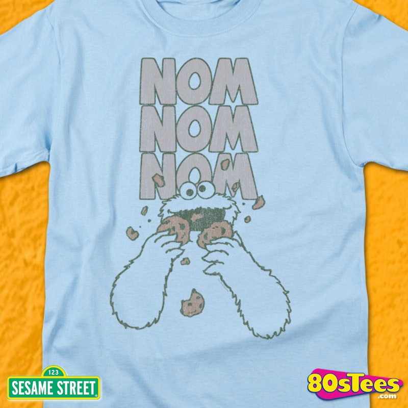 T-Shirt: Om Nom Nom Nom Cookie Monster Version – Sexy Hackers