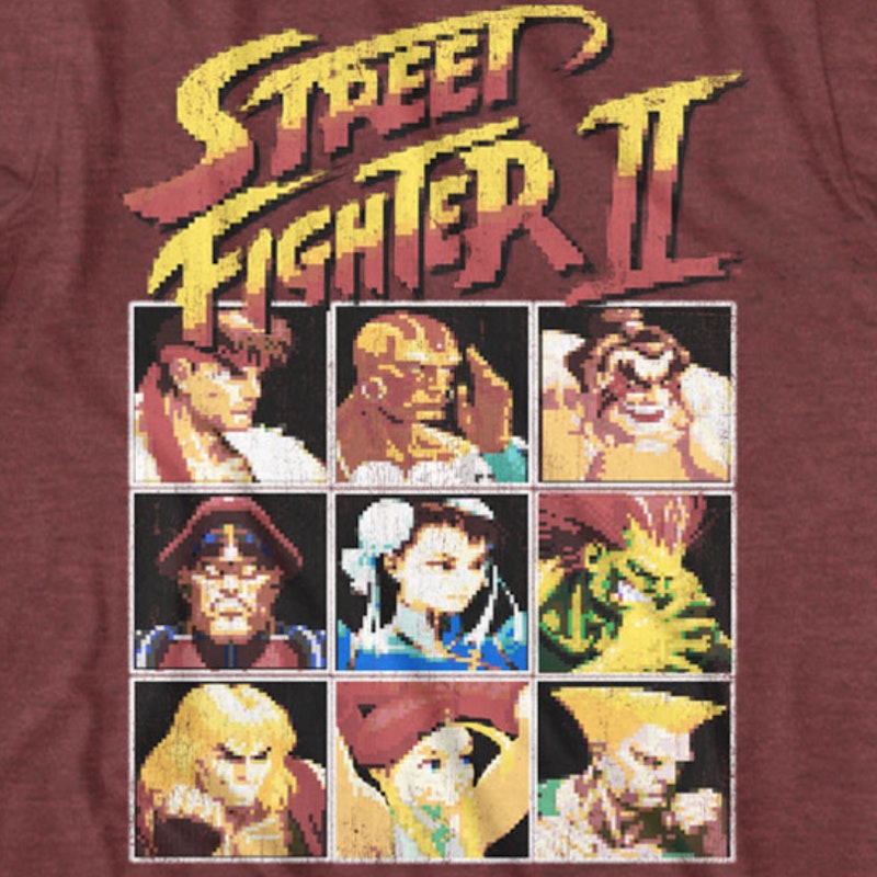 8-Bit Characters Street Fighter II T-Shirt