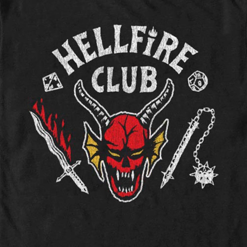 Hellfire Club Raglan shirt, Stranger Things