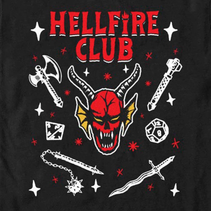 Roblox stranger things hellfire club tshirt - Roblox