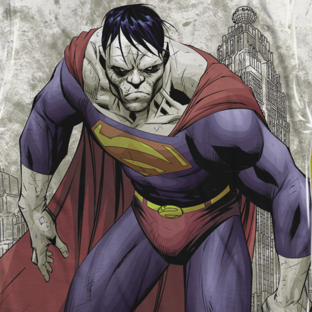 Details about   Superman Bizarro #1 Rock Shield DC Comics Licensed Adult T-Shirt
