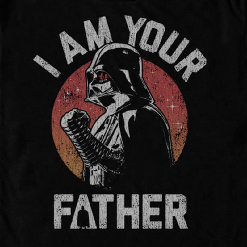 Distressed Darth Vader I Am Your Father Star Wars T-Shirt