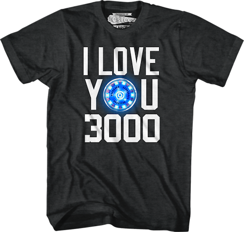 I Love You 3000 Avengers Endgame T Shirt