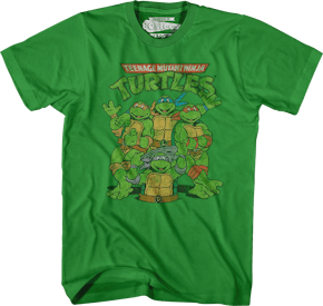 Teenage Mutant Ninja Turtles: Mutant Mayhem Pizza Adult Short Sleeve T-Shirt Black / 4XL