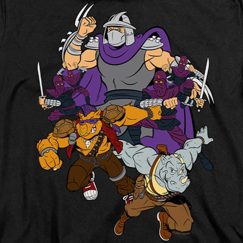 Womens Shredder and Foot Clan Teenage Mutant Ninja Turtles Shirt Womens XL T-shirts