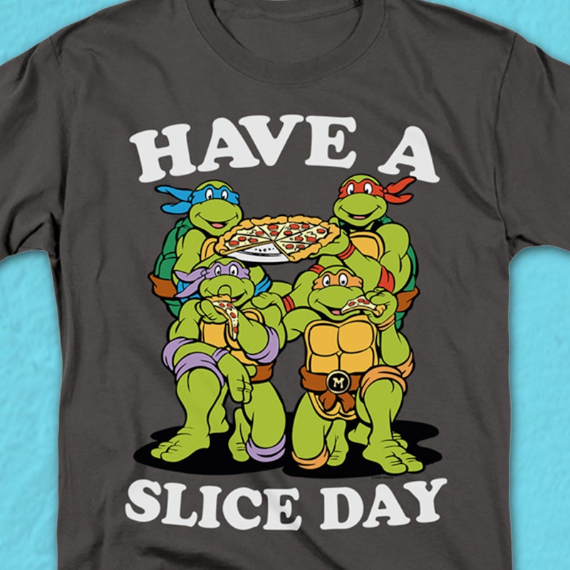  Teenage Mutant Ninja Turtles Big Boys' Pizza T-Shirt