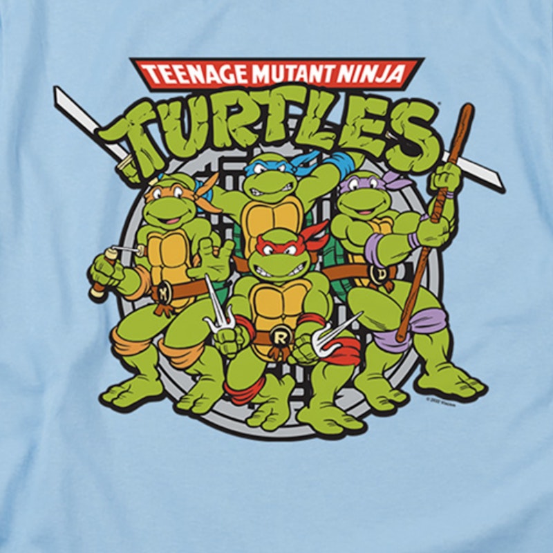 Teenage Mutant Ninja Turtles Retro Sun Group Teenage Mutant Ninja Turtles Active T-Shirt | Redbubble