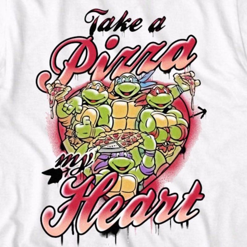 Boys Youth Michelangelo's Pizzeria Teenage Mutant Ninja Turtles Shirt