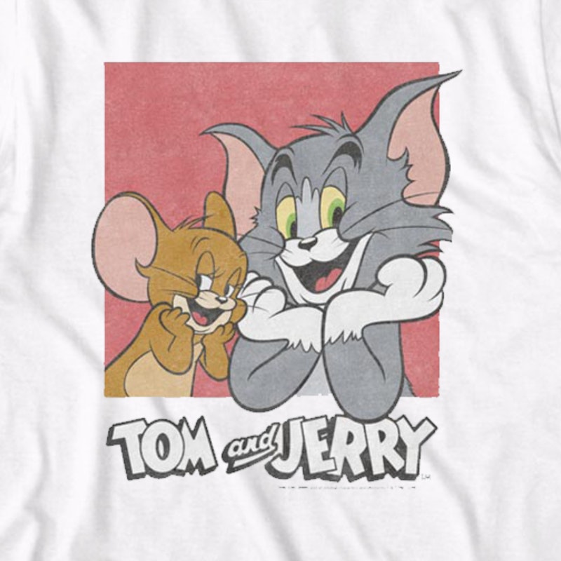 NWT Tom and Jerry Cat Mouse Pattern Warner Brothers Medium