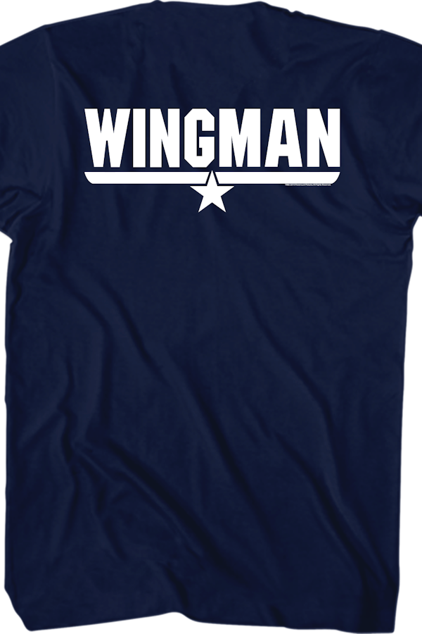Top Gun Wingman T Shirt 80s Movies Top Gun T Shirt