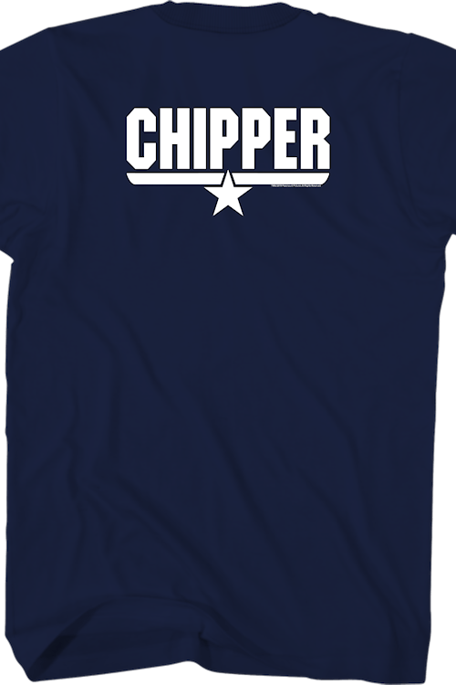 Top Gun Chipper TShirt 80s Movies Top Gun Tshirt
