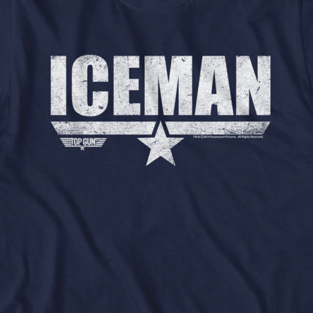 Top Gun Classic Movie Ice Man Photo Youth T Shirt 2T-YXL 