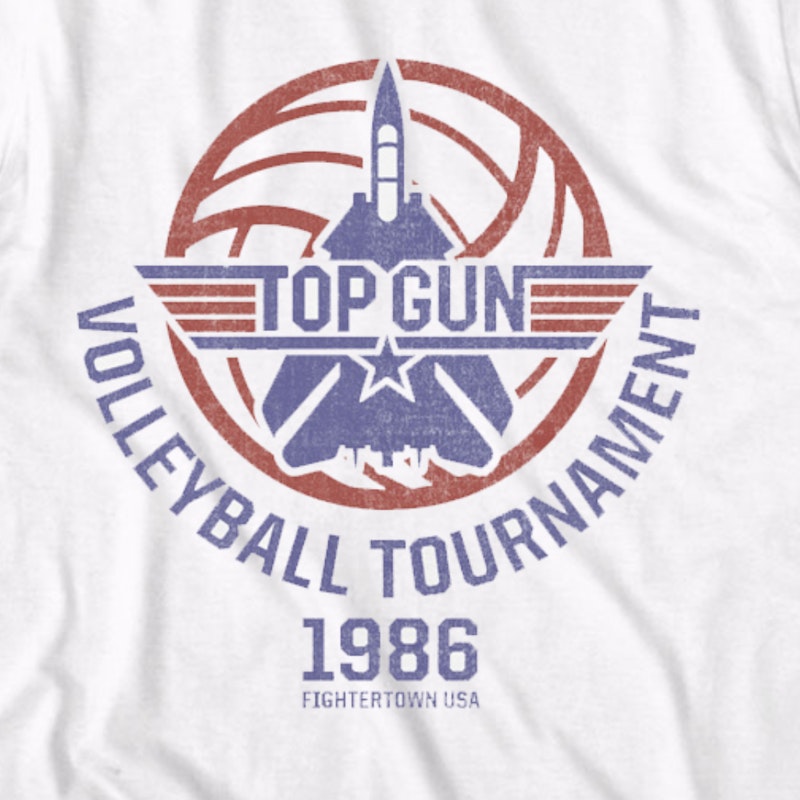 Stiptheid Muildier doorgaan Volleyball Tournament Top Gun T-Shirt
