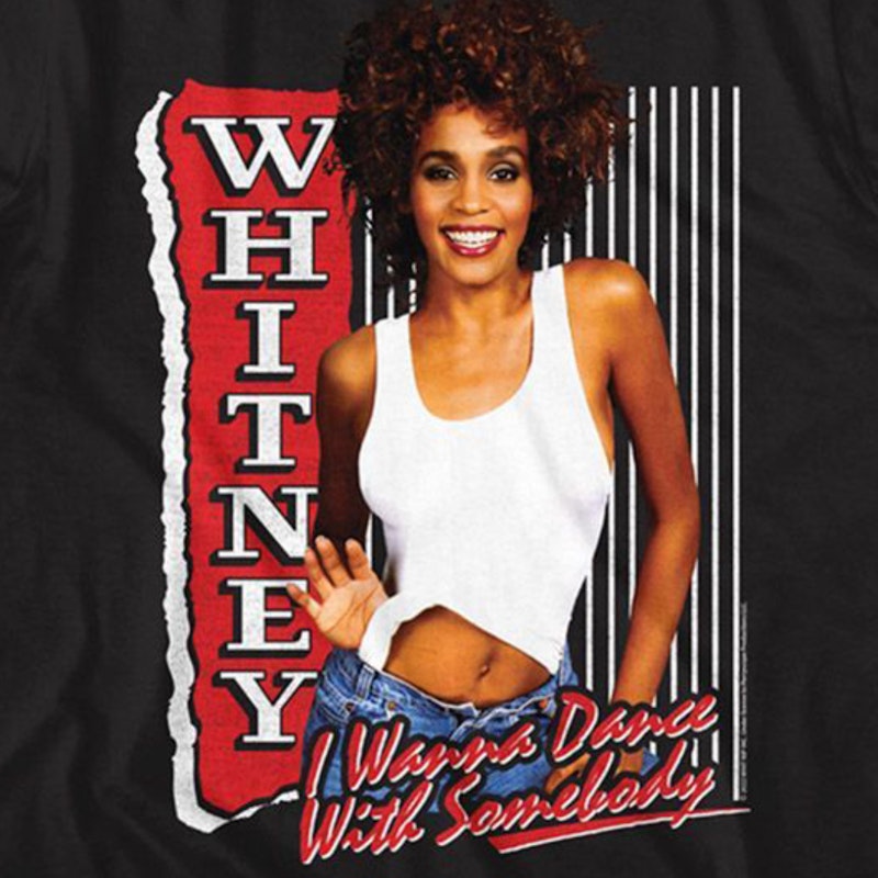 talentfulde At bidrage hun er I Wanna Dance With Somebody Whitney Houston T-Shirt
