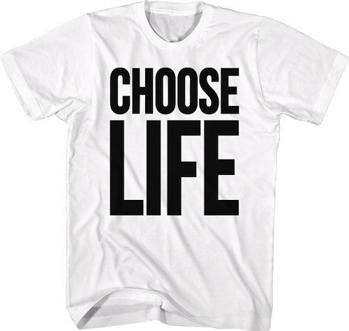 Wham Choose Life T Shirt Wham Mens T Shirt