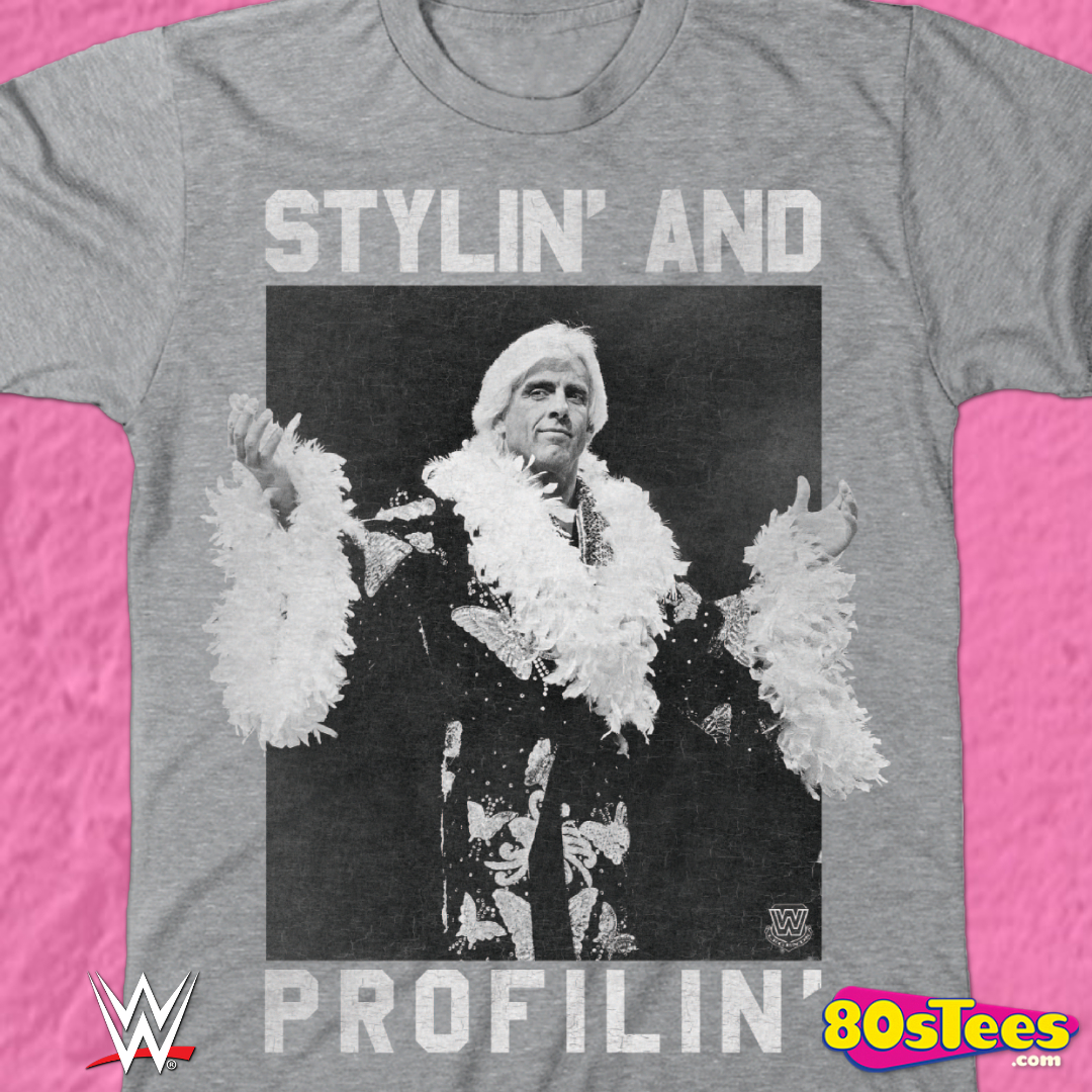 Ric Flair Stylin and Profilin Officially Licensed Wrestling WWE T-Shirt