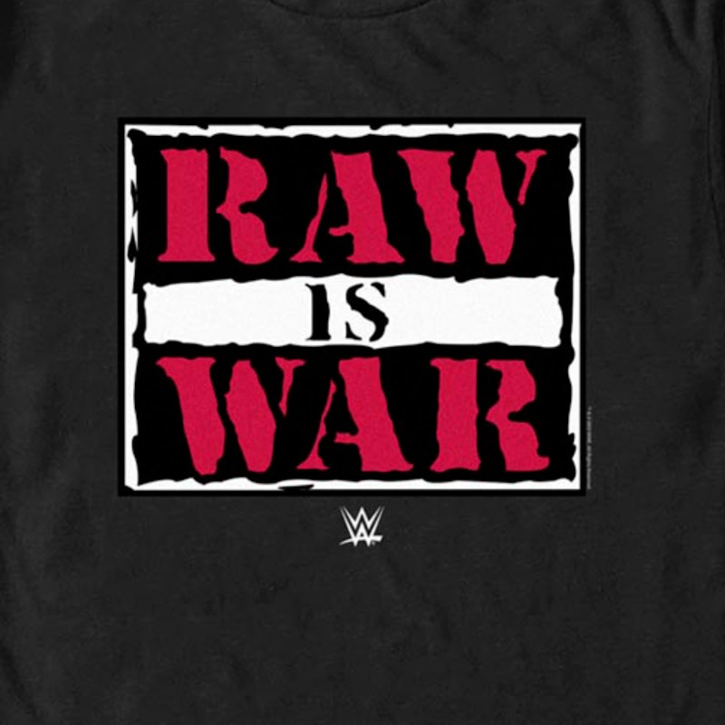 Giv rettigheder sår Hæl Raw Is War WWE T-Shirt
