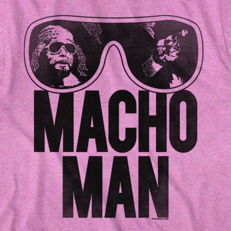Men's Purple Macho Man Randy Savage Baseball Jersey Size: Medium